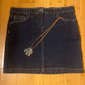 Loft Jean Skirt